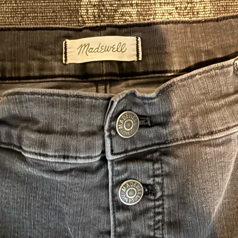 Madewell Women's High Rise Dark Charcoal Jeans